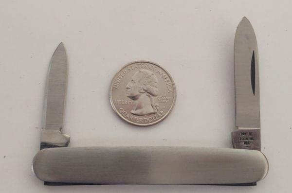 Case XX USA STAINLESS M279 SS 2 Dot 1978 Stainless Pen Knife