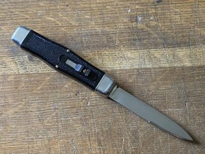 unusual swell center OUT THE FRONT OTF Automatic knife scarce fast shipping very nice