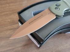 Boker Plus BHQ Exclusive Olive Green Kalashnikov Automatic Boker Plus BHQ Exclusive Olive Green Kalashnikov Automatic