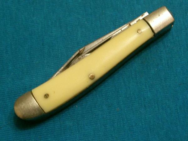 VINTAGE KUTMASTER UTICA NY USA TRAPPER FOLDING POCKET KNIFE KNIVES OLD SMALL