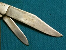VINTAGE KUTMASTER UTICA NY USA TRAPPER FOLDING POCKET KNIFE KNIVES OLD SMALL