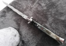 13" Kris w/ Horn Scales Stiletto Italy