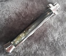 13" Kris w/ Horn Scales Stiletto Italy