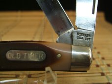 SCHRADE OLD TIMER 8OT SR. STOCKMAN USA MADE VINT. HIGH CARBON STEEL TRIPLE BLADE UNUSED POCKET KNIFE SCHRADE OLD TIMER 8OT SR. STOCKMAN USA MADE VINT. HIGH CARBON STEEL TRIPLE BLADE UNUSED POCKET KNIFE