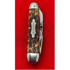 Unknown but Not Unbranded 4-Blade Camp/UtIlity Unofficial Scout Folding Pocket Knife Jigged Bone Unknown but Not Unbranded 4-Blade Camp/UtIlity Unofficial Scout Folding Pocket Knife Jigged Bone