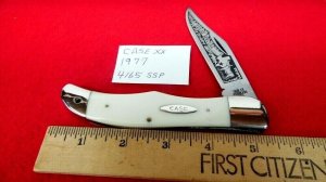 33 YR SALE OUT1977 CASE XX TEXAS SPECIAL 4165 SSP FOLDING HUNTER STORED - UNUSED - XTRA NICE