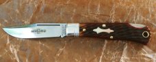 NIT Great Eastern Cutlery Northfield #83 Tascoa Lockback, Dark Brewed Jigged Bone