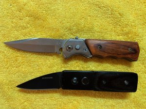 Two (2) Small Switchblades (one is Cal Legal)