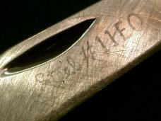 VINTAGE 1960'S QUEEN 11EO FOLDING POCKET TOOTHPICK TICKLER TRAPPER EASY OPEN KNIFE KNIVES OLD