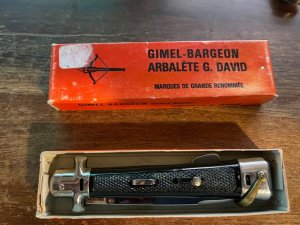 NOS 9.5” French Bargeon Lockback with Box