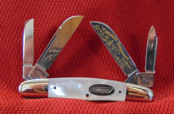 Fight'n Rooster Germany  PEARL SWAYBACK CONGRESS MIDDLE TENNESSEE KNIFE CLUB #08 OF 50 1995