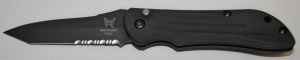 Vintage Benchmade Elishewitz Automatic Tanto Blade Knife Unused with Sheath