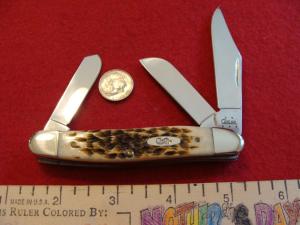 Case XX Large Stockman #6347 Amber Bone Handles made in 2005