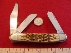 Case XX Large Stockman #6347 Amber Bone Handles made in 2005