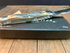 Winchester By Queen Split Back Spring Whittler Stag Handles Winchester By Queen Split Back Spring Whittler Stag Handles