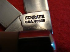 Schrade 'Scrimshaw' Stockman Knife #SC505 1987