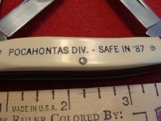 Schrade 'Scrimshaw' Stockman Knife #SC505 1987