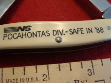 Schrade 'Scrimshaw' Stockman Knife #SC505 1988