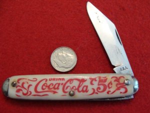 Classic Coca Cola 5cents Novelty Knife
