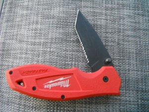 Milwaukee® Fastback 48-22-1995 Liner Lock Spring Assisted Knife, 3 In L Blade