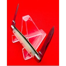 Vintage ELECTRIC CUT CO NEWARK N.J. Equal End Coffin Pen Folding Pocket Knife c1889-1909 MOP Vintage ELECTRIC CUT CO NEWARK N.J. Equal End Coffin Pen Folding Pocket Knife c1889-1909 MOP