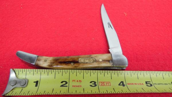 S&D 4" TOOTHPICK WITH STAG AND BONE SCALES NEVER USED FROM STORAGE A FEW YEARS BACK S&D 4" TOOTHPICK WITH STAG AND BONE SCALES NEVER USED FROM STORAGE A FEW YEARS BACK