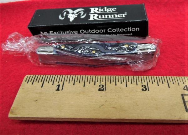 2004 JIGGED BLUE BONE RIDGE RUNNER STOCKMAN NEW IN BOX SUPER CARRY KNIFE 2004 JIGGED BLUE BONE RIDGE RUNNER STOCKMAN NEW IN BOX SUPER CARRY KNIFE