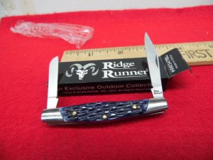 2004 new in box ridge runner jigged bone slanted bolters pen knife 2-5/8" CLOSED