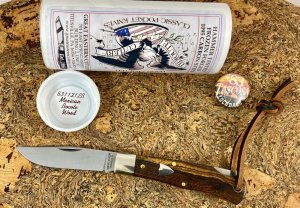 GEC Tidioute Cutlery #83 Tascosa Lockback Knife - Mexican Bocote