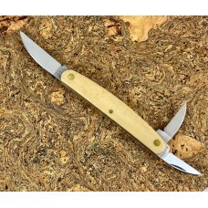 Great Eastern #62 Farm & Field Pocket Carver Three Blade Muslin Micarta 620320 Great Eastern #62 Farm & Field Pocket Carver Three Blade Muslin Micarta 620320