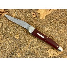 GEC Tidioute Cutlery #38 Special Red Linen Micarta-used GEC Tidioute Cutlery #38 Special Red Linen Micarta-used