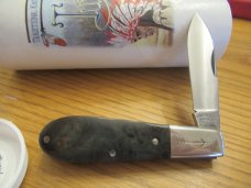 Tuna Valley  Old Norman Barlow , Green Maple Burl  154CM Steel