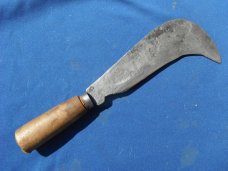 Large Handmade /Hand Forged Bill-Hook / Chopper Knife. Very SHARP! about 8.5" Blade