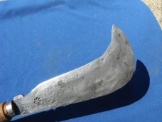 Large Handmade /Hand Forged Bill-Hook / Chopper Knife. Very SHARP! about 8.5" Blade