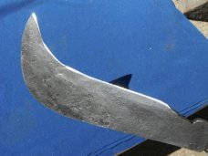 Large Handmade /Hand Forged Bill-Hook / Chopper Knife. Very SHARP! about 8.5" Blade