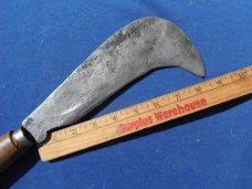Large Handmade /Hand Forged Bill-Hook / Chopper Knife. Very SHARP! about 8.5" Blade