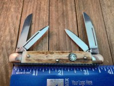 Hen and Rooster Slim Congress Stag Bertram Cutlery Solingen Germany Made Hen and Rooster Slim Congress Stag Bertram Cutlery Solingen Germany Made