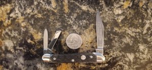 BOKER SOLINGEN GERMANY TREE BRAND CLASSIC 1988 280 DARK BONE WHITTLER