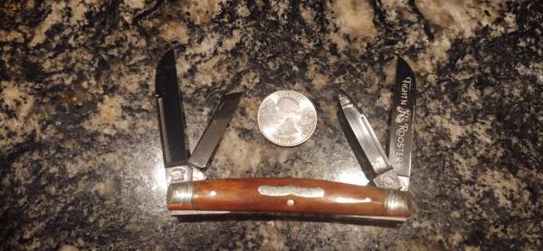 Fight'N Rooster Brown 4 Blade Congress Solingen Germany Fight'N Rooster Brown 4 Blade Congress Solingen Germany