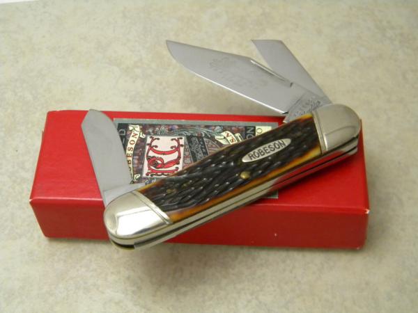 Robeson Shur Edge USA (Queen Cut. Co.) 1 of 200 Bone Rail Splitter Knife in Box