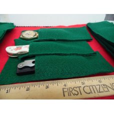 one dozen green felt pouches for storing case xx buck schrade pocket knives or jewelry MADE USA one dozen green felt pouches for storing case xx buck schrade pocket knives or jewelry MADE USA