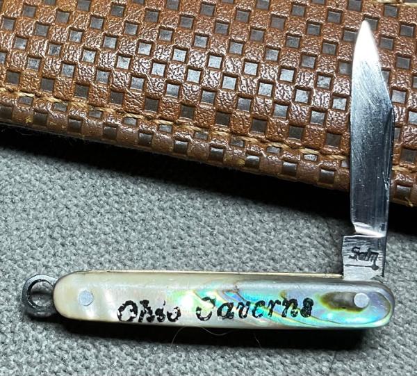 Vintage Salm Equal End Shadow Jack Watch Fob Folding Pocket Knife 1926-35 Abalone 1 3/8” Long Vintage Salm Equal End Shadow Jack Watch Fob Folding Pocket Knife 1926-35 Abalone 1 3/8” Long
