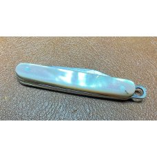 Vintage Salm Equal End Shadow Jack Watch Fob Folding Pocket Knife 1926-35 Abalone 1 3/8” Long Vintage Salm Equal End Shadow Jack Watch Fob Folding Pocket Knife 1926-35 Abalone 1 3/8” Long