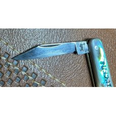 Vintage Salm Equal End Shadow Jack Watch Fob Folding Pocket Knife 1926-35 Abalone 1 3/8” Long Vintage Salm Equal End Shadow Jack Watch Fob Folding Pocket Knife 1926-35 Abalone 1 3/8” Long