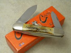 Colonel Coon Knives Col. Coon USA Stag Canoe Knife in Box