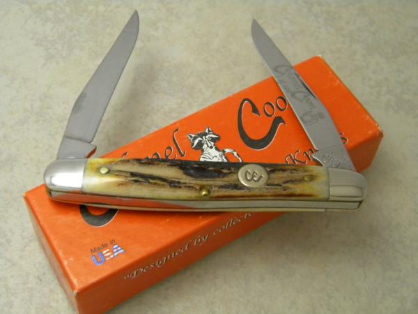 Colonel Coon Knives Col. Coon USA Stag Muskrat Knife in Box
