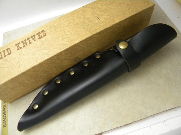 Rigid USA  R-16 Yukon Hardwood Fixed Blade Sheath Knife in Box