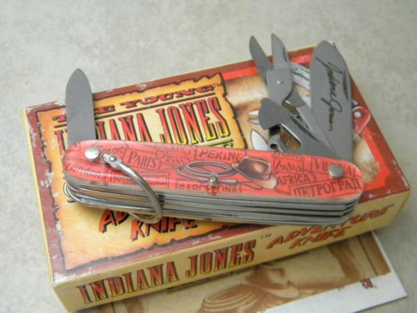 United Cutlery USA "Indiana Jones" Multi Tool Adventure Knife NIB