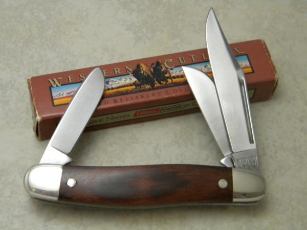 Western (Coleman) USA W742 "Old Reliables Collection" Rosewood Stockman Knife NIB 1985