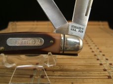 SCHRADE U.S.A. OLD TIMER 858 LUMBERJACK LARGE VINTAGE CARBON STEEL BLADE MINT STOCKMAN POCKET KNIFE SCHRADE U.S.A. OLD TIMER 858 LUMBERJACK LARGE VINTAGE CARBON STEEL BLADE MINT STOCKMAN POCKET KNIFE